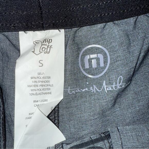 Travis Mathew NWT Men's Leader Board Performance Shorts Golf Black Size Small - Picture 7 of 9